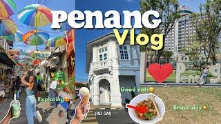 Penang Vlog️: Best Eats, The Blue Mansion, Beach Day, Exploring (4D3N) | KayxTee
