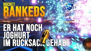 Er hat noch JOGHURT IM RUCKSACK gehabt! | Rocket League Rankeds Lustige Momente [deutsch]