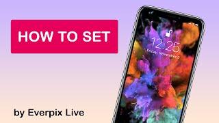 HOW TO SET LIVE WALLPAPER ON IPHONE