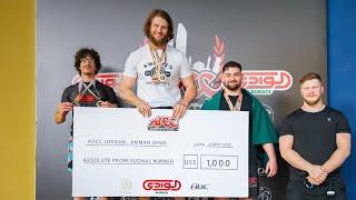 The ADCC Open Tournament's INTENSITY and HEAT were inexplicable.