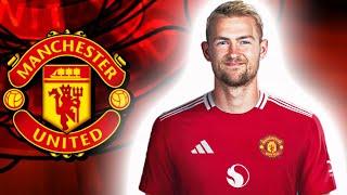 MATTHIJS DE LIGT | Welcome To Manchester United 2024  Magic Goals, Tackles, Passes & Skills (HD)