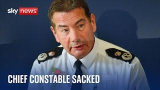 Nick Adderley: Northamptonshire Police chief constable sacked for gross misconduct