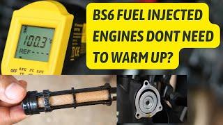 ENGINE WARM UP BEFORE RIDING BS6 FUEL INJECTED ENGINE WARM UP TIME | OIL ADDITIVE IN NEW ENGINE