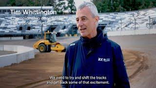 Volvo CE World RX Official Track Building Partner: track build in Spa-Francorchamps, Belgium