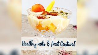 Healthy nuts and fruits Custard |FF's Cooking Adventure!