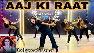 Aaj Ki Raat || Stree- 2 || Dance Cover || Girl Group Dance Video || Easy step For Beginners || 2024