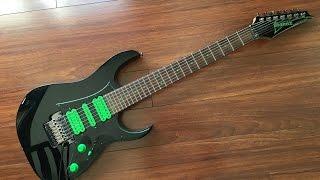 UNBIASED GEAR REVIEW - Ibanez UV70P Universe 7-string Green Dot Reissue