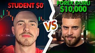 Forex GURU VS His STUDENT! ($10,000 Forex Challenge)