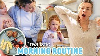 A *Realistic* Morning Routine with 2 Kids (An Unfiltered look into being a parent)