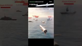 NEW MISSILE P-500 BAZALT || MODERN WARSHIPS || #shorts