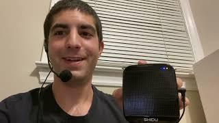 SHIDU Wireless Voice Amplifier, Wireless and Wired Microphone Headset unboxing and review