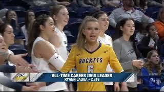 A Pair of Program Records Set by UT Volleyball