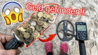 XXL Spielplatz Tour mit Metalldetektor: 80 Münzen bei Schatzsuche gefunden! (Geld & Schmuck Sondeln)