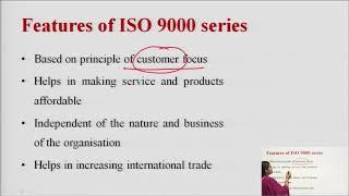 Introduction to ISO 9000 series