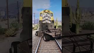 MISI MENGHENTIKAN KERETA API PAKE APAPUN DI GTA 5 - GTA 5 MOD