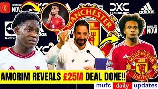 AMORIM REVEALS! | BREAKING NEWS: MAN UNITED SWAP DEAL!JOSHUA  OFFER, MAINOO INJURY! MAN UTD NEWS