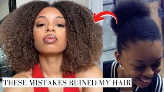 5 NATURAL HAIR MISTAKES I MADE SO YOU DON'T HAVE TO | AriannaLYF