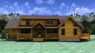 Custom Log Home Kit: Spruce Valley Model | Appalachian Log Structures