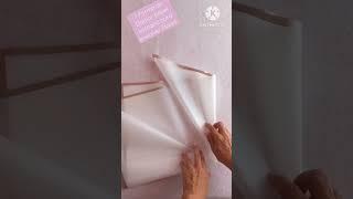 1 Forma se doblar Papel Koreano para envolver Flores #cajasdepapel