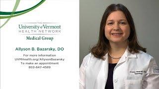 Allyson Bazarsky, DO, Neurologist-Burlington, VT, UVM Medical Center