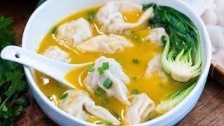 BETTER THAN TAKEOUT - Easy Wonton Soup Recipe