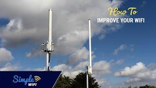 How to increase your router's WiFi signal using high power antennas! 2.4Ghz/5Ghz