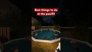 Best Pool Activities