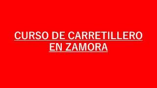 Curso de carretillero en Zamora - Carnet de carretillero en Zamora