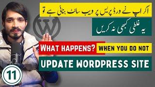 What happens  when you do not update WordPress site | how to update WordPress Theme, Plugins