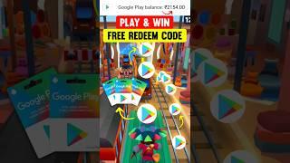 Play & Win Free Redeem Code | Free Redeem Code App 2024 | Google Play Redeem Code App #Shorts