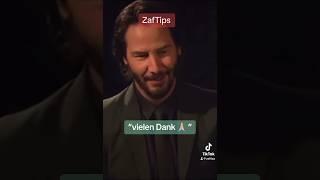 Keanu Reeves speaking German