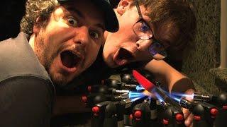 EXPERIMENT Glowing 1000 degree KNIFE ft iDubbbzTV