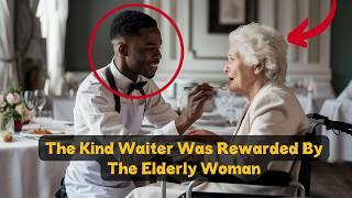 BLACK WAITER serves disabled woman for years, What She Did To Him Will Shock You!