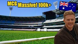 MCG! MELBOURNE Cricket Ground - Stadium Tour #1 - Capacity Over 100,000!