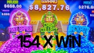 This Slot Win is INCREDIBLE! 154X Bonus on Mo Mummy