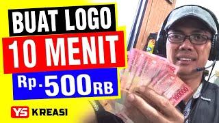 #015 Bagaimana cara saya buat logo sederhana hanya 10 menit dibayar 500 ribu