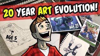 20 YEAR SKETCHBOOK TOUR | Childhood - Art School - Animation Career