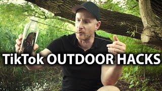 Ich teste TikTok Bushcraft & Survival Hacks  Top oder Flop?