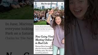 IM ON THE FRONT PAGE OF THE NEW YORK TIMES | MARISSA MEIZZ