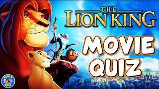 "THE LION KING" QUIZ!  | MOVIE QUIZ/TRIVIA