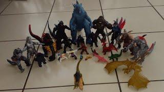 mostrando toda mi colección de godzilla (y con un reto en el video :D)