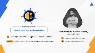 Database on Kubernetes Workshop | Mohammad Fahim Abrar