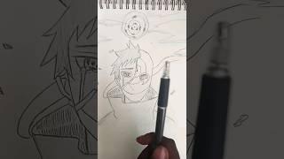 Drawing Obito/Tobi Uchiha #tobi #obito #uchiha #narutoshippuden #animeart