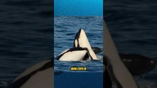 Orca mom helps her son out            #shorts