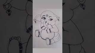 bal ganesha drawing #bal ganesha drawing #Rakhi #new  #art @MrBeast2 @MrPro- #viralshort