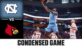 North Carolina vs. Louisville Condensed Game | 2024-25 ACC Men's Basketball