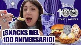 ¡PROBANDO SNACKS DE LOS 100 AÑOS DE DISNEY!