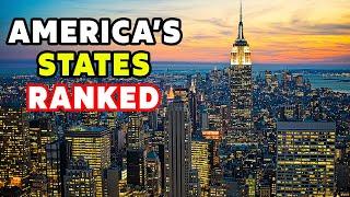 All 50 STATES in AMERICA Ranked WORST to BEST