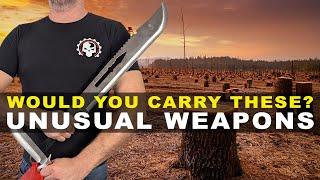 Would You Carry These Unusual Weapons?  New Weapons Revealed!