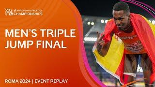 Greatest men's triple jump final EVER?  Full event replay | Roma 2024